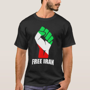Support Iran I Stand With Iran Flag Iranian Free I T-Shirt