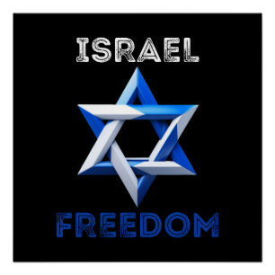 Support Israel, freedom, stand with israel Poster