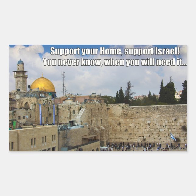 Support Israel Sticker (Front)