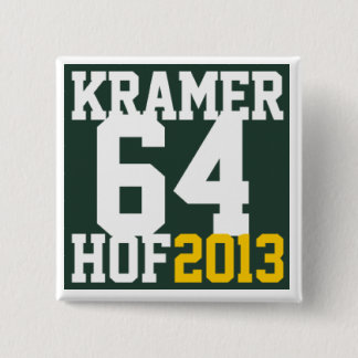 Support JerryKramer4HOF 2 Inch Square Button