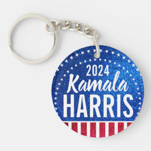 Support Kamala Harris 2024 Progress and Unity Keychain