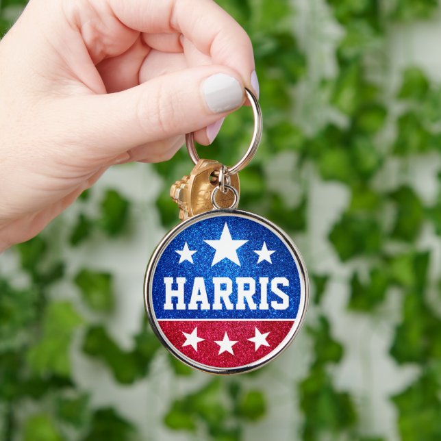 Support Kamala Harris 2024 Progress and Unity Keychain (Hand)
