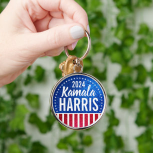 Support Kamala Harris 2024 Progress and Unity Keychain