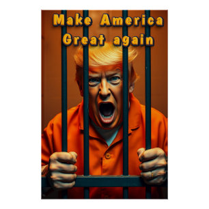 Support Kamala Walz Justice Trump Funny Satire  Poster