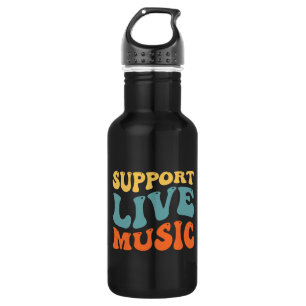 Support Live Music 532 Ml Water Bottle
