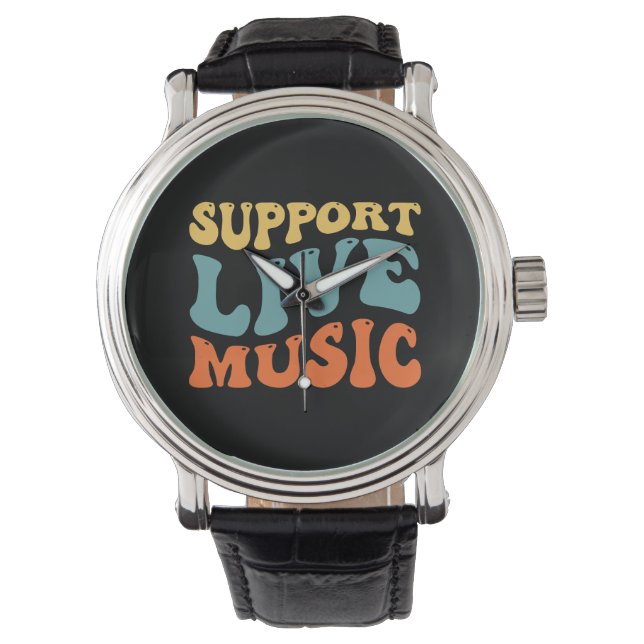 Support Live Music Watch (Front)