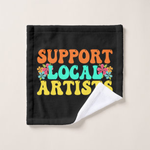 Support Local Artists For Music Lover Wash Cloth