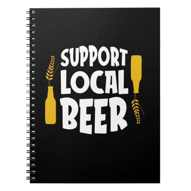 Support Local Beer Notebook (Front)