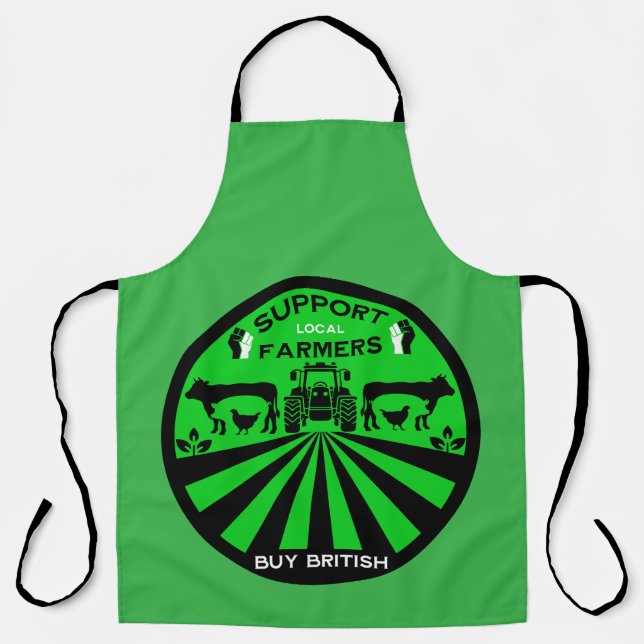 Support Local British Farm Produce Apron (Front)