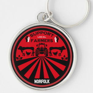 Support Local British Farm Produce Keychain