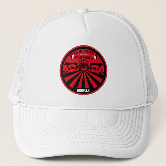 Support Local British Farm Produce Trucker Hat (Front)