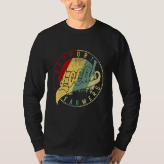 Support Local Farmers Farmers Market Farm Country T-Shirt