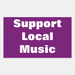 Support Local Music Sticker