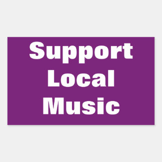 Support Local Music Sticker