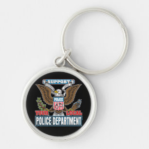 Support Local Police Keychain