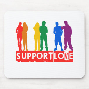 Support Love Mouse Pad
