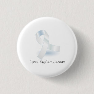 Support Lung Cancer Awareness - Round Button
