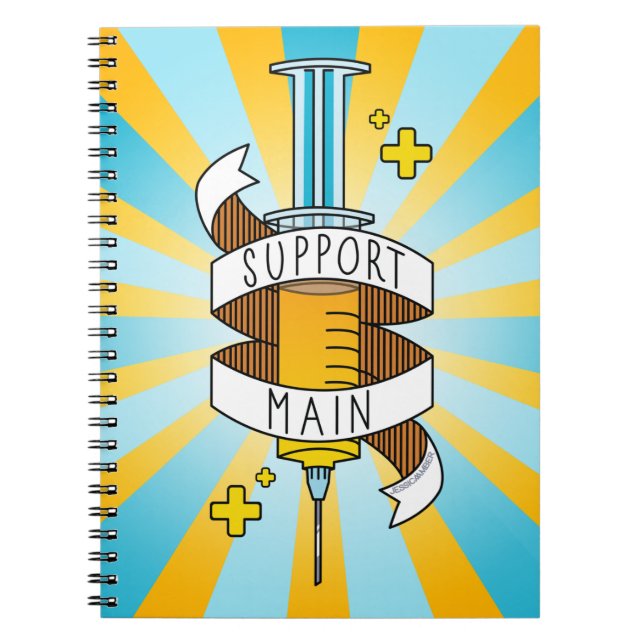 Support Main Spiral Notebook (Front)