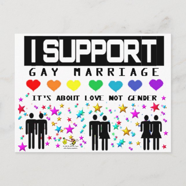 Support Marriage Postcard (Front)