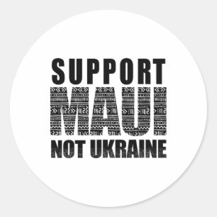 Support Maui Not Ukraine 1 Classic Round Sticker
