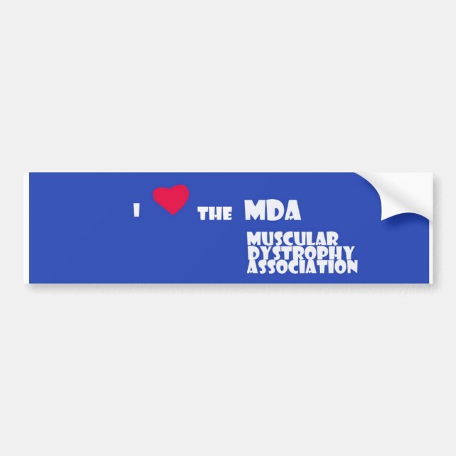 Support MDA Bumper Sticker (Front)