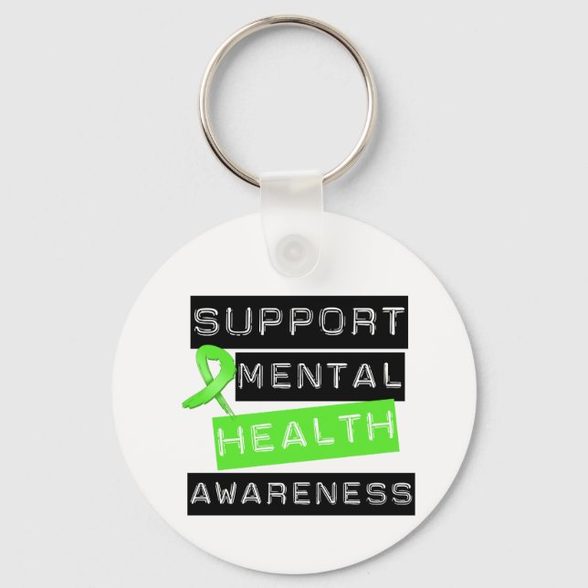Support Mental Health Awareness Keychain (Front)