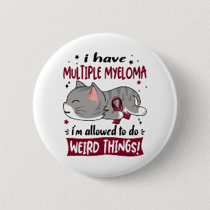 Support Multiple Myeloma Awareness Ribbon Gifts 2 Inch Round Button
