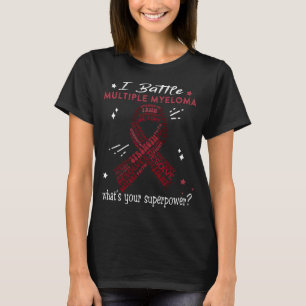 Support Multiple Myeloma Awareness Ribbon Gifts T-Shirt