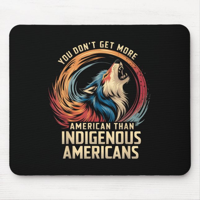 Support Native Americans Against Trump _1  Mouse Pad (Front)