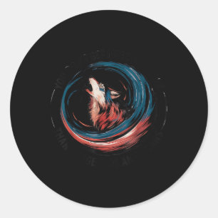 Support Native Americans Against Trump  Classic Round Sticker