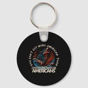 Support Native Americans Against Trump  Keychain
