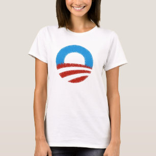 SUPPORT OBAMA CIRCLE Design T-SHIRT