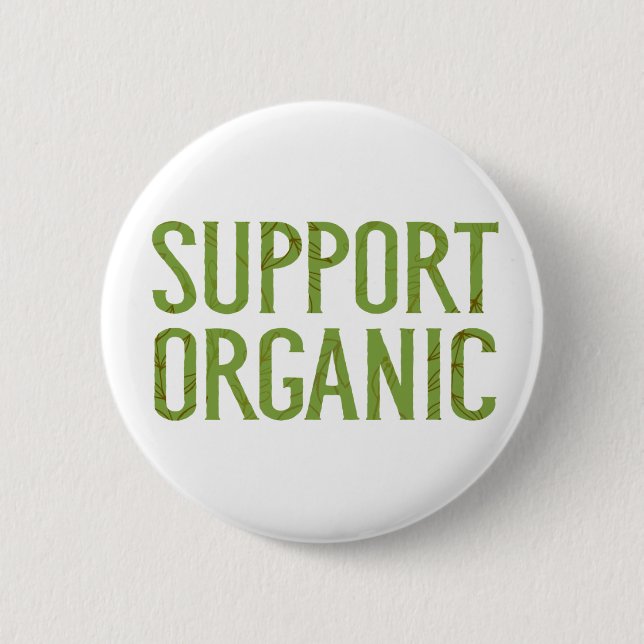 Support organic 2 inch round button (Front)