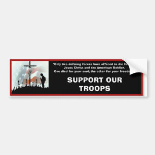 Support Our Troops Bumper Sticker