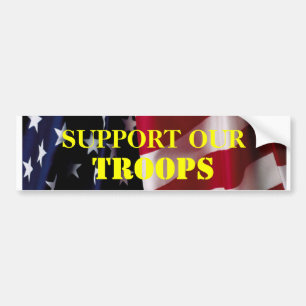 SUPPORT OUR TROOPS BUMPER STICKER