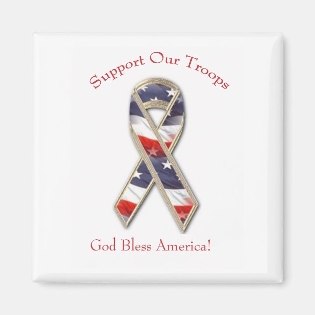 Support our troops Magnets (Front)