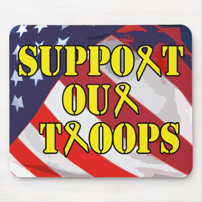 Support Our Troops Mousepad (Front)