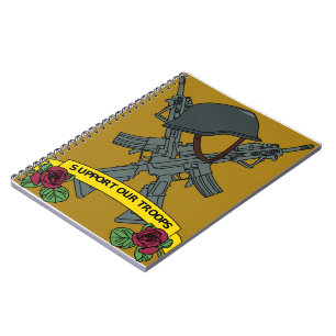 Support Our Troops  Notebook