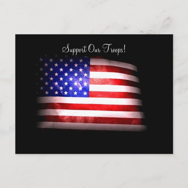 Support Our Troops Postcard (Front)