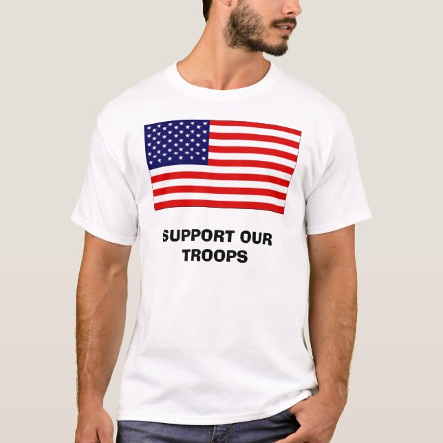 SUPPORT OUR TROOPS T-Shirt (Front)