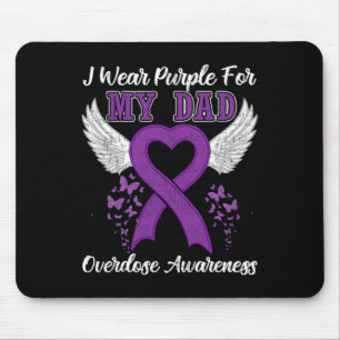Support Overdose Awareness Month Costume Dad Gift  Mouse Pad