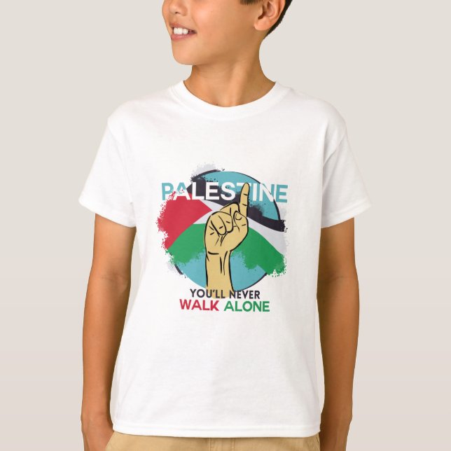 Support Palestine People T-Shirt (Front)