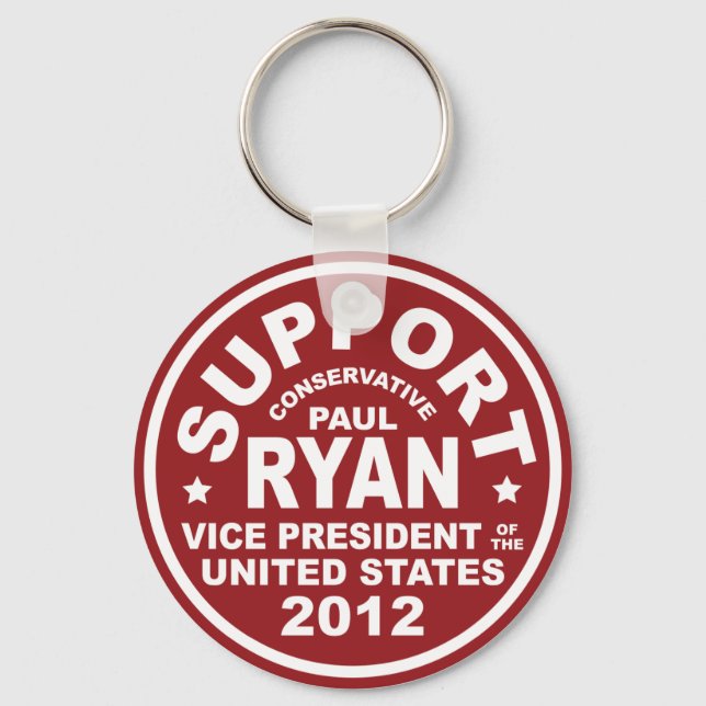 Support Paul Ryan Vise President Seal Keychain (Front)