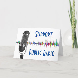 Support Public Radio Card