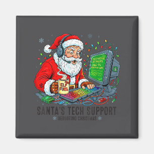 Support Rebooting s Santa Tech Crew Magnet