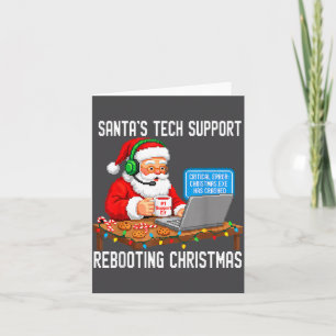 Support Rebooting Tech Santa's Smile Card