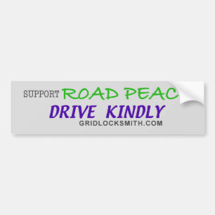 SUPPORT ROAD PEACE BUMPER STICKER