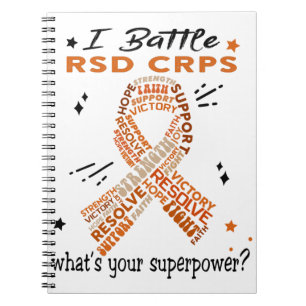 Support RSD CRPS Warrior Gifts Notebook