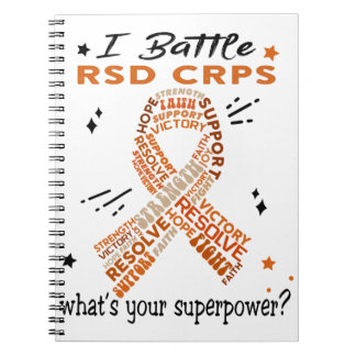 Support RSD CRPS Warrior Gifts Notebook