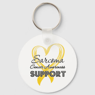 Support Sarcoma Cancer Awareness Keychain